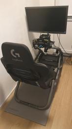 Trophy simrig, Fanatec CSL DD stuur, direct-drive en pedalen, Computers en Software, Joysticks, Ophalen, Gebruikt, Fanatec