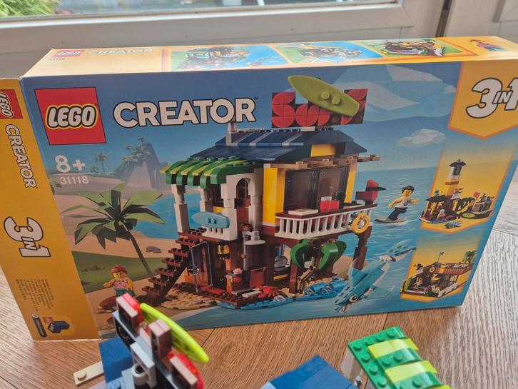 Lego Creator 31118 Strandhuis, Kinderen en Baby's, Speelgoed | Duplo en Lego, Zo goed als nieuw, Lego, Complete set, Ophalen of Verzenden