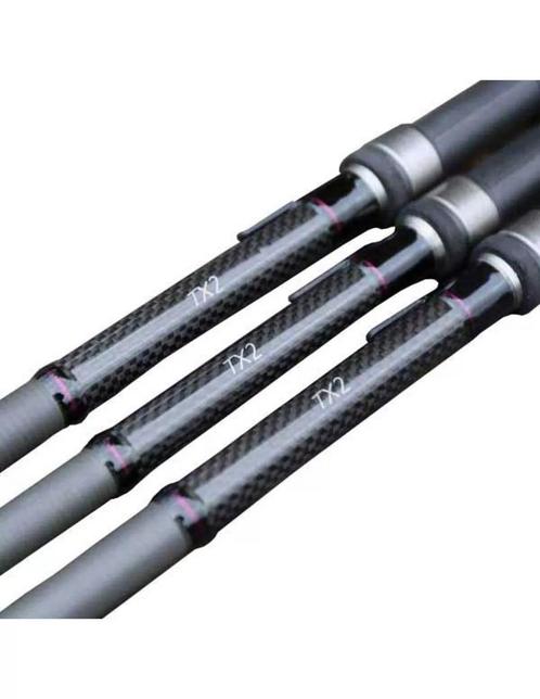4 x Shimano tx2 3lbs 12ft, Watersport en Boten, Hengelsport | Karpervissen, Zo goed als nieuw, Werphengel, Ophalen of Verzenden