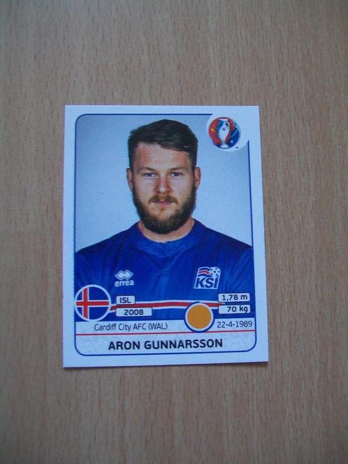 Voetbalplaatje UEFA Euro 2016 Panini nr.619 Aron Gunnarsson, Verzamelen, Sportartikelen en Voetbal, Nieuw, Poster, Plaatje of Sticker