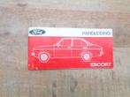 Ford Escort MK2 - Handleiding Instructieboek - Nederlands, Verzenden