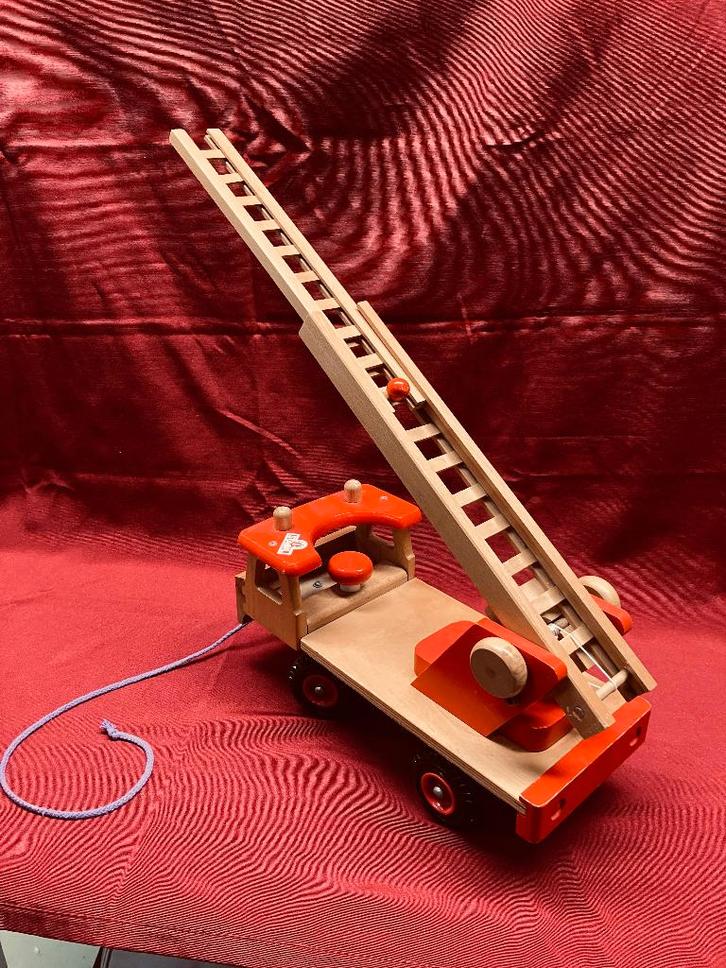 STABIL houten ladderwagen ca. 1978 verzamelwaardig, Verzamelen, Speelgoed, Gebruikt, Verzenden