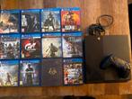 PS4 met games - Doe een bod!, Spelcomputers en Games, Spelcomputers | Sony PlayStation 4, Ophalen of Verzenden, Met 1 controller