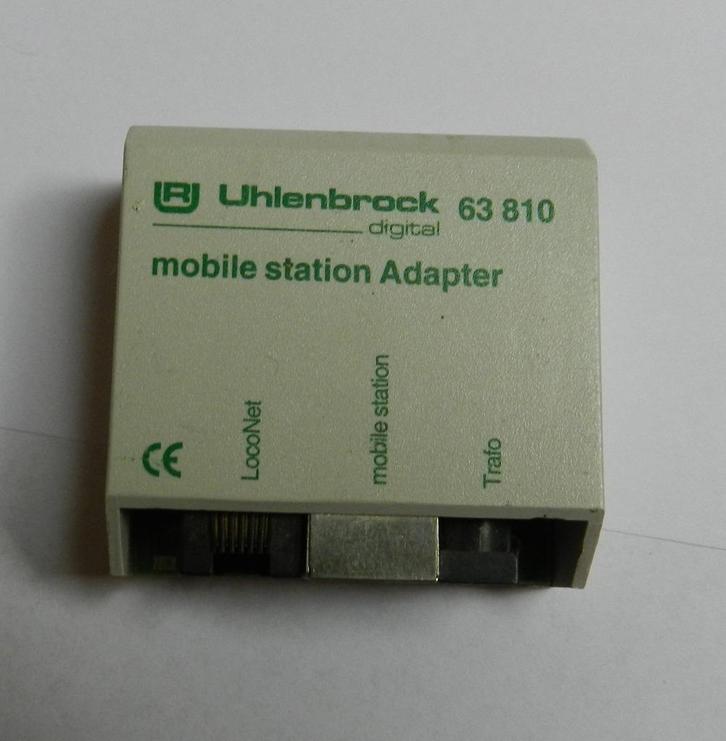Uhlenbrock Mobile Station Adapter 63 810, Hobby en Vrije tijd, Modeltreinen | Overige schalen, Gebruikt, Transformator of Voeding