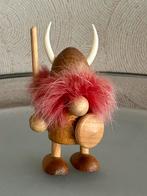 Made in Denmark houten harige viking, Ophalen of Verzenden, Gebruikt, Mens