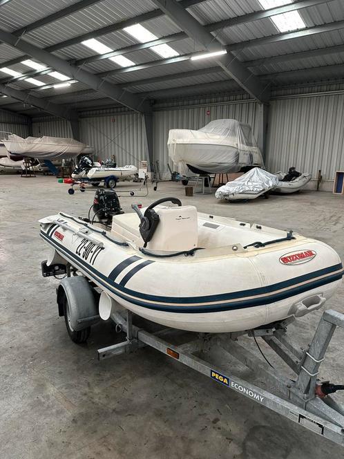 Suzumar Rib 310 + Suzuki 15pk - 4 takt, Watersport en Boten, Rubberboten, Gebruikt, Overige merken, Aluminium, Minder dan 70 pk