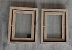 Set van 2 houten fotolijstjes, Ophalen, Zo goed als nieuw