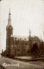 Spanbroek - Fotokaart Kerk, Verzamelen, Ansichtkaarten | Nederland, Ophalen of Verzenden, Voor 1920, Gelopen, Noord-Holland