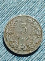 Luxemburg 5 Centimes 1908 Guillaume IV, Ophalen of Verzenden, Overige landen, Losse munt