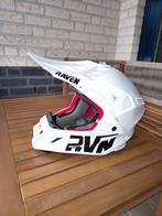 Crosshelm Raven Aspire Evo, Motoren, Kleding | Motorhelmen, Ophalen of Verzenden, Tweedehands, Offroadhelm, Overige merken