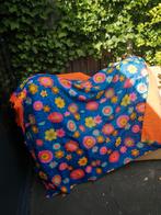 Vrolijk sprei/plaid jaren 60/70, Huis en Inrichting, Woonaccessoires | Plaids en Woondekens, Ophalen of Verzenden, Gebruikt