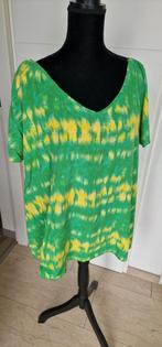 7)Te koop zgan groen/geel tuniek 1 maat ongev.50/52, Blouse of Tuniek, Geel, Ophalen of Verzenden, Zo goed als nieuw