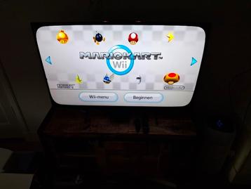 Wii + Wii Wheel + Mario Kart beschikbaar voor biedingen