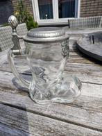 Bierglas in de vorm van een laars, Verzamelen, Glas en Borrelglaasjes, Verzenden, Gebruikt, Bierglas