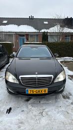 Mercedes-Benz S-Klasse 3.5 S350 Lang AUT 2008 Zwart, Auto's, Mercedes-Benz, Automaat, Achterwielaandrijving, Zwart, Zwart