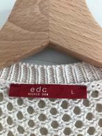EDC opengewerkt vest, Ophalen of Verzenden, Gedragen, Maat 38/40 (M), Beige