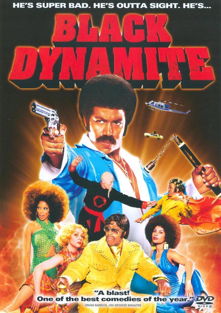 2). Black Dynamite, gave Blaxploitation Klassieker Komedie., Cd's en Dvd's, Dvd's | Actie, Zo goed als nieuw, Actiekomedie, Vanaf 16 jaar