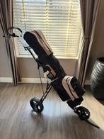 Golfkar compleet met golfclubs, Ophalen, Gebruikt, Golfkar, Overige merken