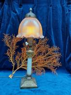 Staand schemerlampje met kolom zuil lampen voet, Ophalen of Verzenden, Gebruikt, Minder dan 50 cm