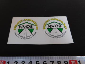 sticker NVOB kwaliteit vakmanschap  beschikbaar voor biedingen