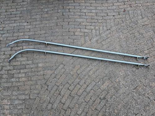 Twee stalen nokbogen / dakstangen voortent, Caravans en Kamperen, Tentaccessoires, Gebruikt, Ophalen