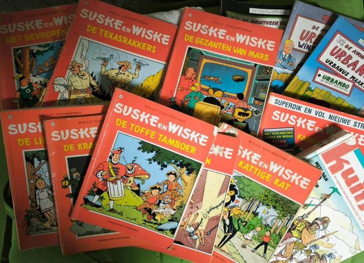 Suske & Wiske, Urbanus, Kuifje, Boeken, Stripboeken, Gelezen, Meerdere stripboeken, Ophalen of Verzenden