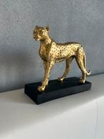 Goud Cheetah op Voetstuk !! NIEUW !!, Ophalen of Verzenden