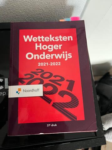 Wetteksten Hoger Onderwijs 2021-2022 beschikbaar voor biedingen