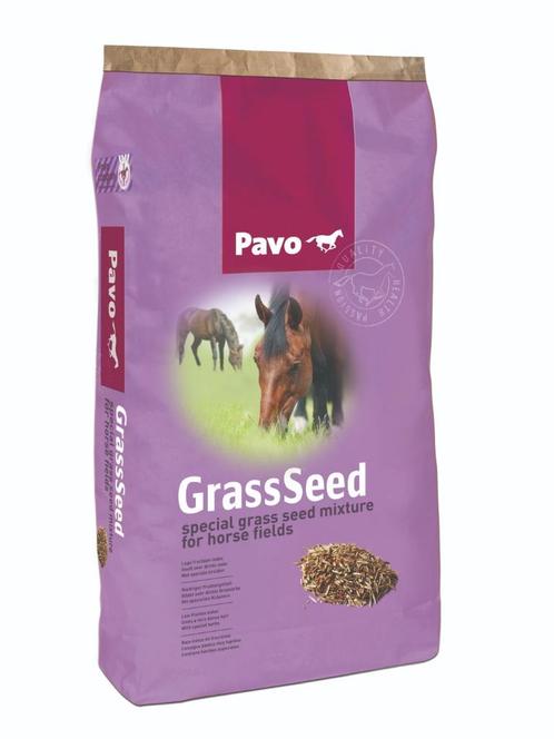 Pavo graszaad voor paardenweide met kruiden 15kg, Tuin en Terras, Gras en Kunstgras, Nieuw, Gras, Ophalen of Verzenden