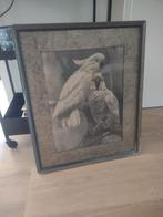 Cornelis Jan Mension 1882 1950 twee Kaketoes op een tak, Antiek en Kunst, Ophalen of Verzenden