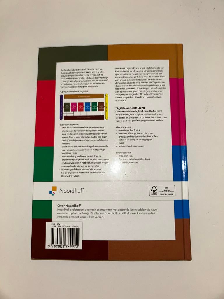 Ad van Goor - Basisboek logistiek, Ad van Goor; Hessel Visser, Sociale wetenschap, Ophalen of Verzenden, Zo goed als nieuw