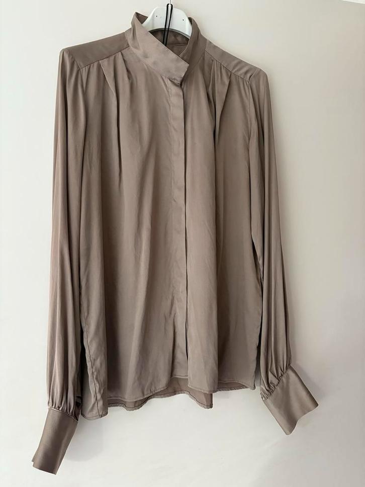 Femmes du Sud zijden Blouse - Elegante Damesblouse, Kleding | Dames, Blouses en Tunieken, Zo goed als nieuw, Maat 34 (XS) of kleiner