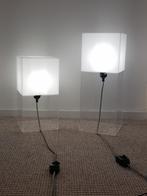HK Living lampen. Helder en wit plexiglas, Ophalen of Verzenden, Zo goed als nieuw, Minder dan 50 cm