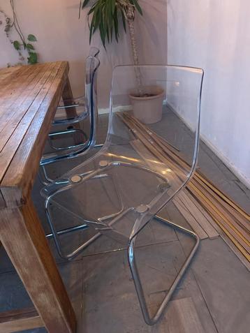 6 IKEA Tobias Stoelen - Transparant beschikbaar voor biedingen