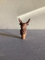 Decoratieve Wijnkurk met Hert, Overige materialen, Gebruikt, Bruin, Ophalen of Verzenden