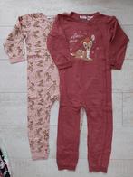 Zgan! Disney Bambi pyjama pak pakjes bordeaux roze 98/104, Meisje, Disney @ H&M, Ophalen of Verzenden, Zo goed als nieuw