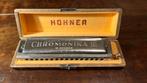 Hohner Chromonika III Mundharmonika, Gebruikt, Ophalen of Verzenden, Met koffer of doosje, C-mondharmonica