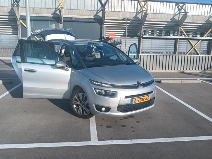 Citroën C4 (Grand) Picasso 1.6 E-thp Bva6 2014 Grijs, Auto's, Citroën, Particulier, C4 (Grand) Picasso, Achteruitrijcamera, Airbags