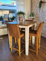 Eettafel hoog, eethoek  ,bartafel, barkrukken, statafel,, Ophalen, Gebruikt
