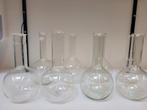 laboratorium glaswerk kolf 500 mL, Antiek en Kunst, Antiek | Glas en Kristal, Ophalen of Verzenden