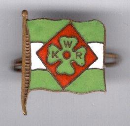 KWR email op koper rederij broche ( F_081 ), Verzamelen, Speldjes, Pins en Buttons, Zo goed als nieuw, Speldje of Pin, Transport