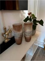 Set van 2 decoratieve vazen, Tuin en Terras, Bloempotten, Ophalen, Gebruikt, Rond, Binnen