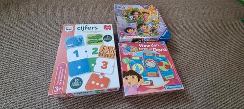 Educatieve spelletjes set– Dora & Ik Leer Cijfers, Kinderen en Baby's, Speelgoed | Educatief en Creatief, Zo goed als nieuw, Puzzelen