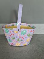 Paasmandje paars of blauw, Diversen, Pasen, Ophalen of Verzenden, Gebruikt