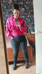 Leer, Maat 42/44 (L), Ophalen of Verzenden, Jasje, Roze