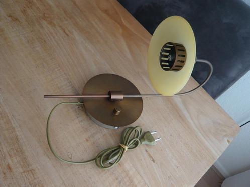 vintage wandlamp, Huis en Inrichting, Lampen | Wandlampen, Gebruikt, Glas, Metaal, Ophalen of Verzenden
