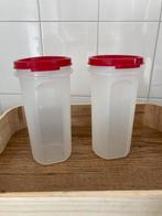 2 Tupperware voorraad bussen ‘circular’ nr 3. 650 ml, Huis en Inrichting, Keuken | Tupperware, Ophalen of Verzenden, Gebruikt