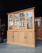 Teakhout Servieskast | Winkelkast | Buffetkast #2495, Niet ingevuld, Gebruikt, 200 cm of meer, Niet ingevuld