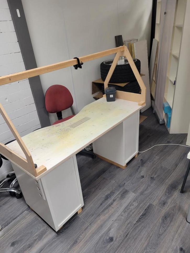 Nagel tafel met afzuiging (opknapper), Sieraden, Tassen en Uiterlijk, Uiterlijk | Cosmetica en Make-up, Handen en Nagels, Wit