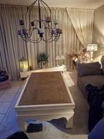 Salontafel Rofra Home roomwit houten inleg blad, Ophalen, Zo goed als nieuw